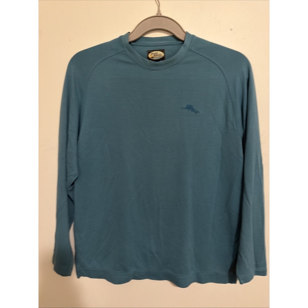 Vintage Tommy Bahama Men's Size Large Longsleeve Crewneck Pullover Blue L